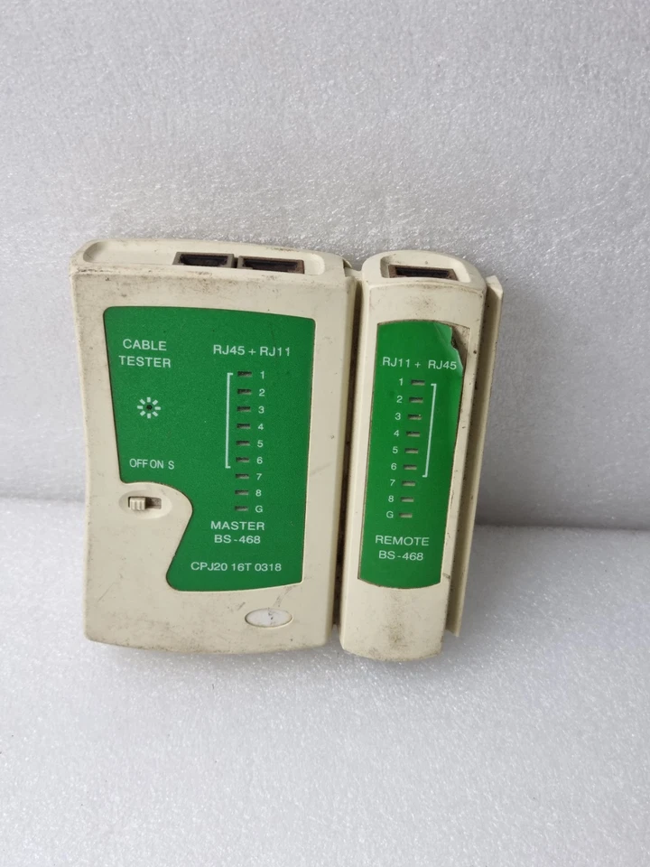 CPJ20 16T 0318 MASTER BS-468 ETHERNET CABLE TESTER REMOTE BS-468